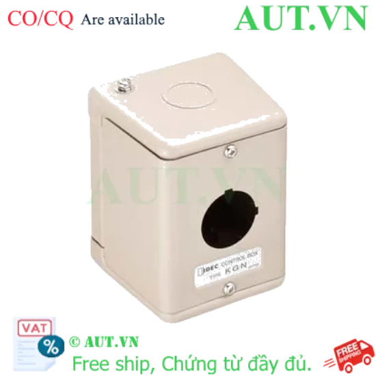 Ảnh của Hộp Nút Nhấn IDEC KGNW111Y - Thép Sơn Tĩnh Điện, 1 Lỗ D22, IP40