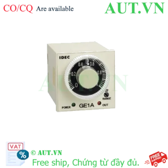 Ảnh của Timer IDEC GE1A-B30HA220 | On Delay, 0.3s-30h, 220VAC | AUT VN