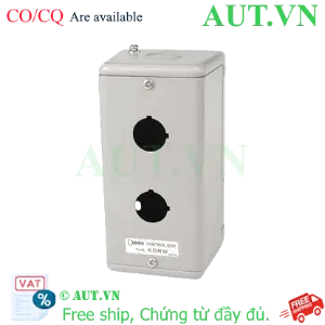 Ảnh của Hộp Nút Ấn IDEC KGNW212Y - Thép Dày 1mm, 2 Lỗ D22mm, Phủ Melamine Chống Trầy