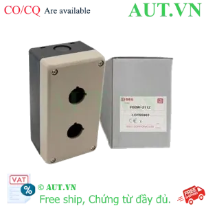 Ảnh của Hộp Nút Nhấn & Đèn Báo IDEC FB2W-211Z | 2 Lỗ Ø22mm, Chống Nước IP65, Nhựa Siêu Bền