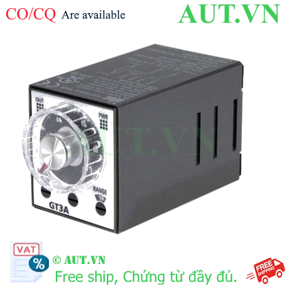 Ảnh của Bộ đặt thời gian đa năng IDEC GT3A-3AD24 24VAC/DC, 180h, 8 chân tròn