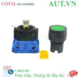 Ảnh của Nút Nhấn Có Đèn IDEC HW1L-M110Q4G | Phi 22mm, 1NO, 24V Xanh Lá | AUT VN