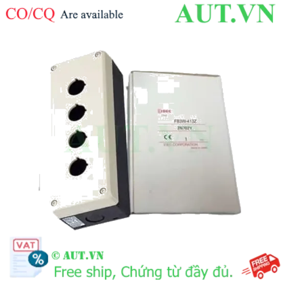 Ảnh của Hộp Công Tắc & Đèn Báo IDEC FB3W-413Z | 4 Lỗ D22, Chống Nước IP65, Nhựa Cao Cấp