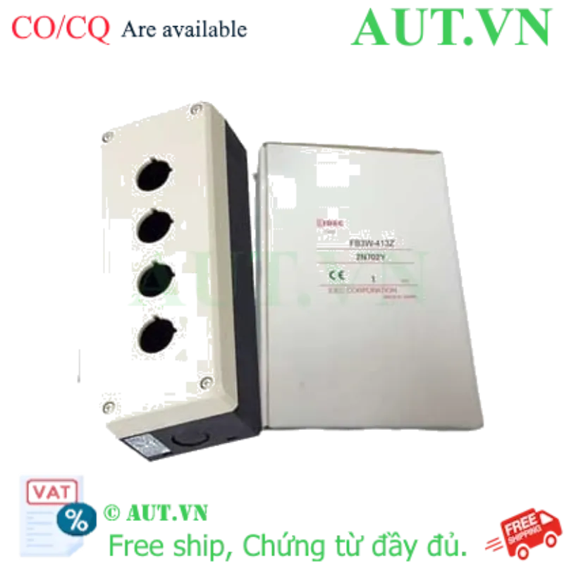 Ảnh của Hộp Nút Nhấn & Đèn Báo IDEC FB3W-413Z | 4 Lỗ Ø22, Chống Nước IP65, Nhựa Cao Cấp