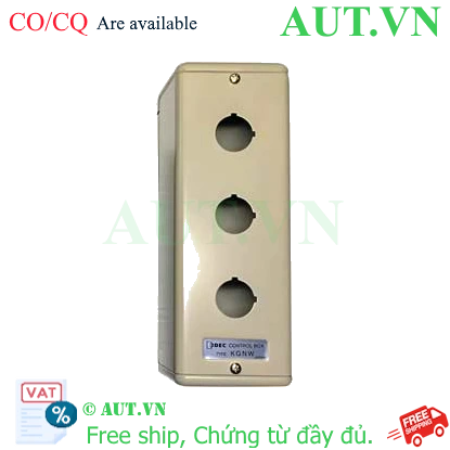 Ảnh của Hộp Nút Ấn IDEC KGNW313Y 3 Lỗ D22 - Vỏ Thép Bền Bỉ, Lắp Đặt Linh Hoạt