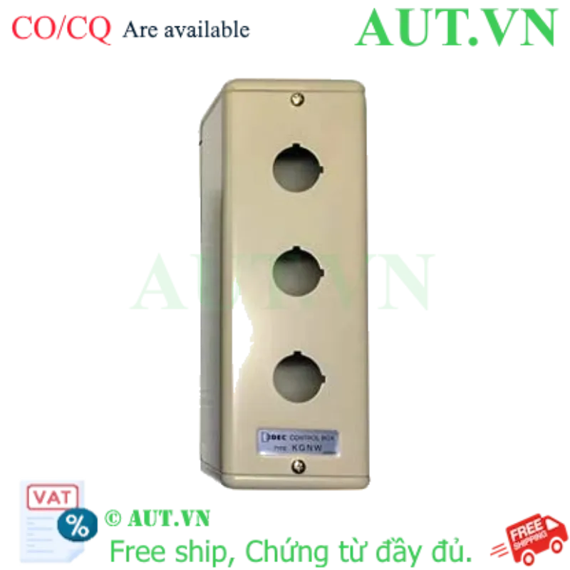 Ảnh của Hộp Nút Nhấn IDEC KGNW313Y - 3 Lỗ Phi 22mm, Vỏ Thép Melamine Siêu Bền, Chính Hãng AUT VN