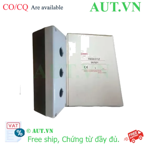 Ảnh của Hộp Nút Nhấn IDEC FB3W-311Z (3 Lỗ Ø22mm) - Chống Nước IP65, Nhựa Cao Cấp, Chính Hãng Nhật Bản