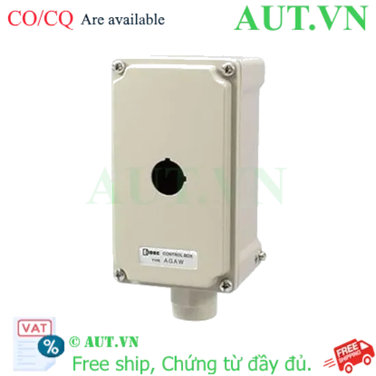 Ảnh của Hộp Nút Ấn IDEC AGAW211Y - Nhôm Đúc Cao Cấp, Chống Nước IP65, 1 Lỗ D22