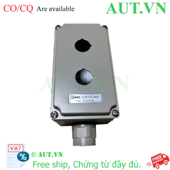 Ảnh của Hộp Nút Ấn IDEC AGAW212Y | 2 Lỗ D22, Nhôm Đúc Cao Cấp, Chuẩn IP65