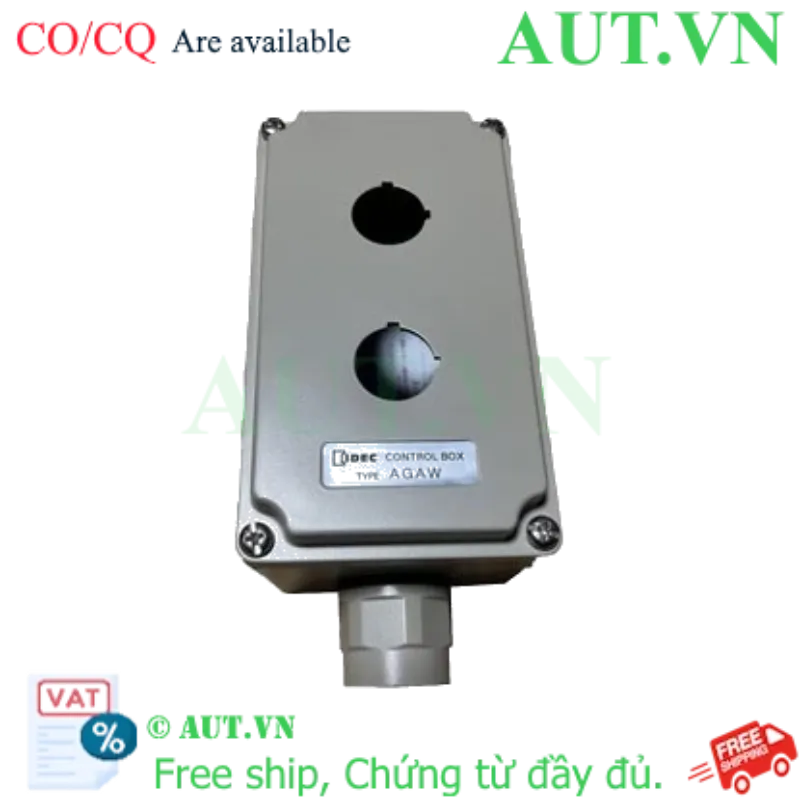 Ảnh của Hộp Nút Ấn IDEC AGAW212Y | 2 Lỗ D22, Nhôm Đúc Cao Cấp, Chuẩn IP65