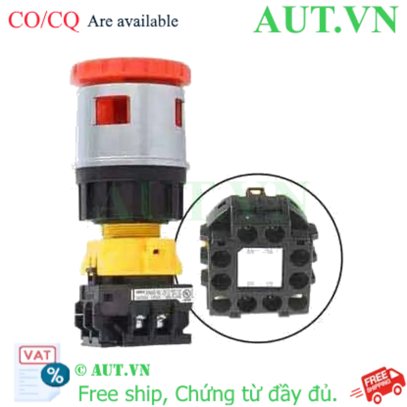 Ảnh của Nút Dừng Khẩn Cấp IDEC XN4E-BL411MRH | Ø30mm, 1NO+1NC, IP65 (Xoay Nhả)