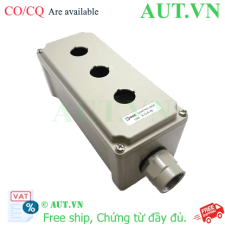 Ảnh của Hộp nút ấn IDEC AGAW313Y 3 lỗ phi 22mm nhôm đúc - AUT VN
