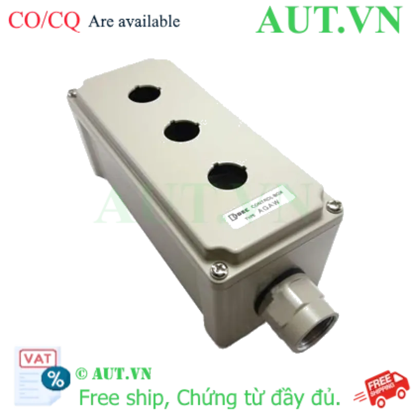 Ảnh của Hộp Nút Nhấn IDEC AGAW313Y - 3 Lỗ Phi 22mm, Nhôm Đúc Siêu Bền, IP65