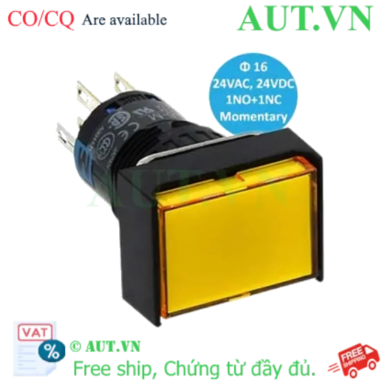 Ảnh của AL6H-M14AC Nút nhấn nhả tròn đèn LED IDEC - Chính hãng