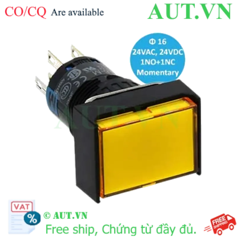 Ảnh của AL6H-M14AC Nút nhấn nhả tròn đèn LED IDEC - Chính hãng