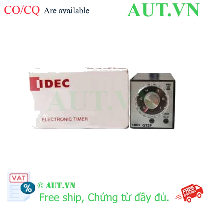 Ảnh của Analog timer IDEC GT3F-1AF20 8 chân tròn, 100-240VAC