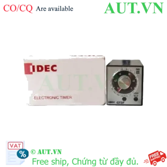 Ảnh của Analog timer IDEC GT3F-1AF20 8 chân tròn, 100-240VAC