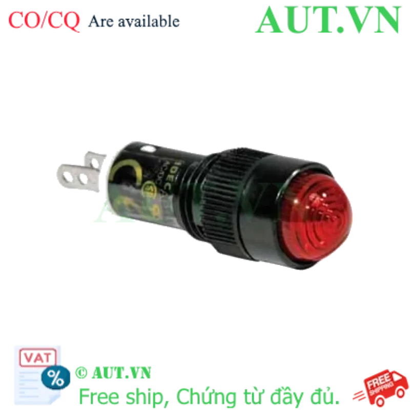 Ảnh của AP1M222R đèn báo pha 24VDC IDEC, 24VAC, 24VDC, màu đỏ