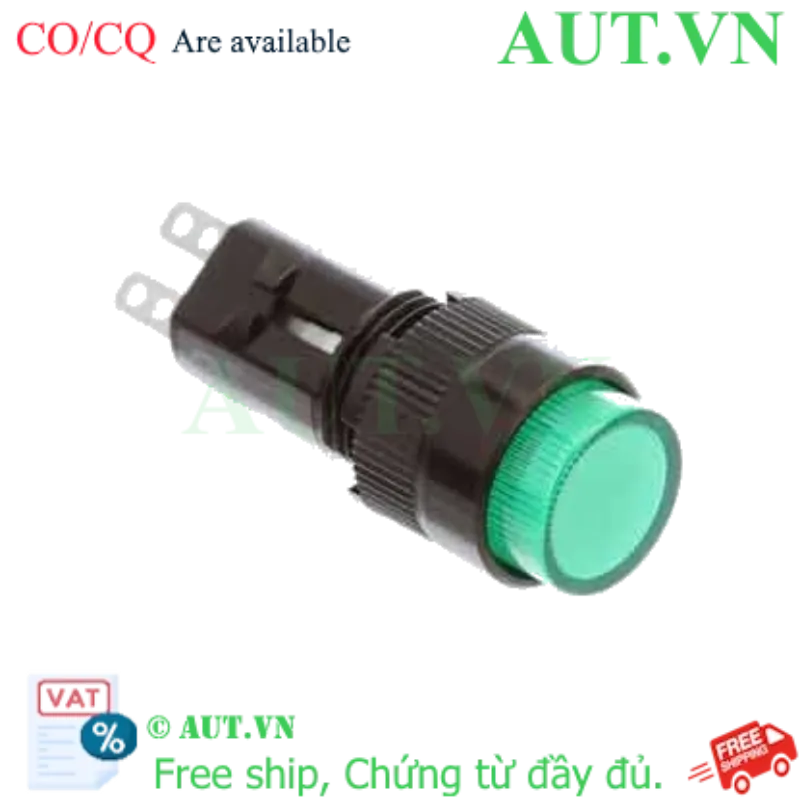 Ảnh của AP2M122G đèn báo pha 24VDC IDEC, 24VDC, D12, màu xanh lá