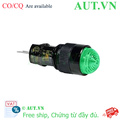 Ảnh của AP2M222G đèn báo pha 24VDC IDEC, 24VDC, D12, màu xanh lá