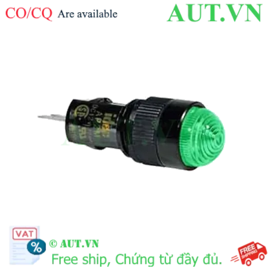 Ảnh của AP2M222G đèn báo pha 24VDC IDEC, 24VDC, D12, màu xanh lá