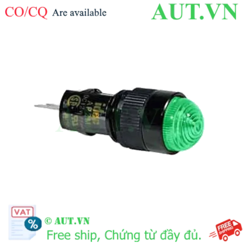 Ảnh của AP2M222G đèn báo pha 24VDC IDEC, 24VDC, D12, màu xanh lá