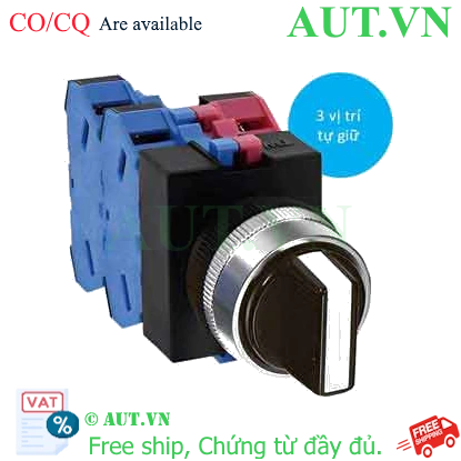 Ảnh của ASW33S-243 chuyển mạch 3 vị trí IDEC, D22, 2NO+1NC