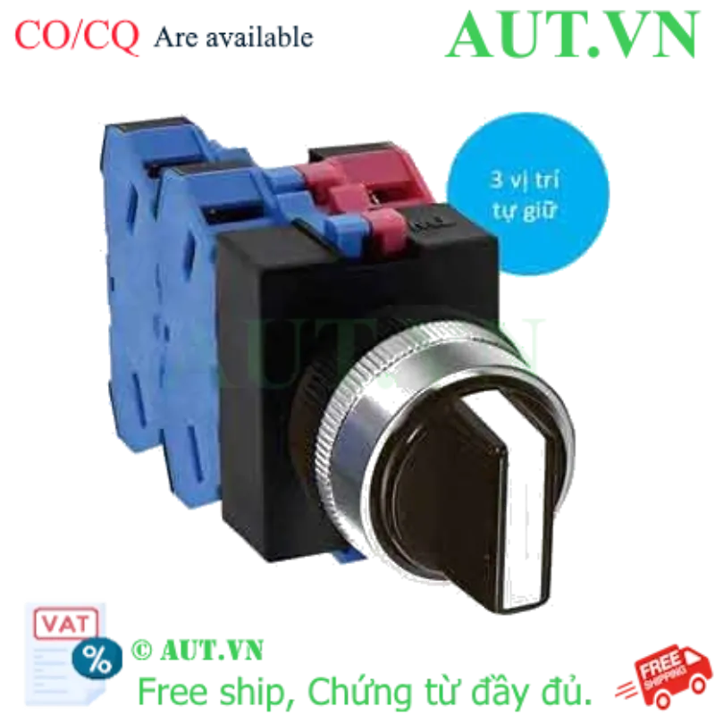 Ảnh của ASW33S-243 chuyển mạch 3 vị trí IDEC, D22, 2NO+1NC