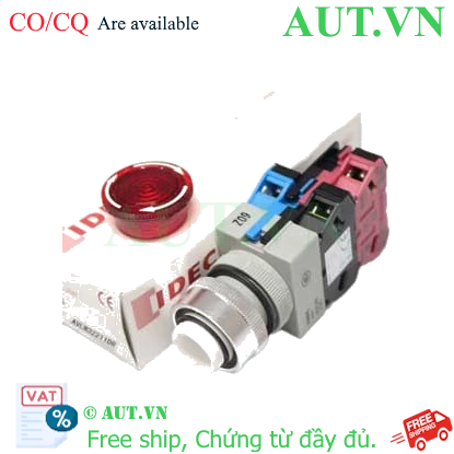 Ảnh của AVLW32211DR công tắc nút ấn IDEC, 24VAC, 24VDC, D22
