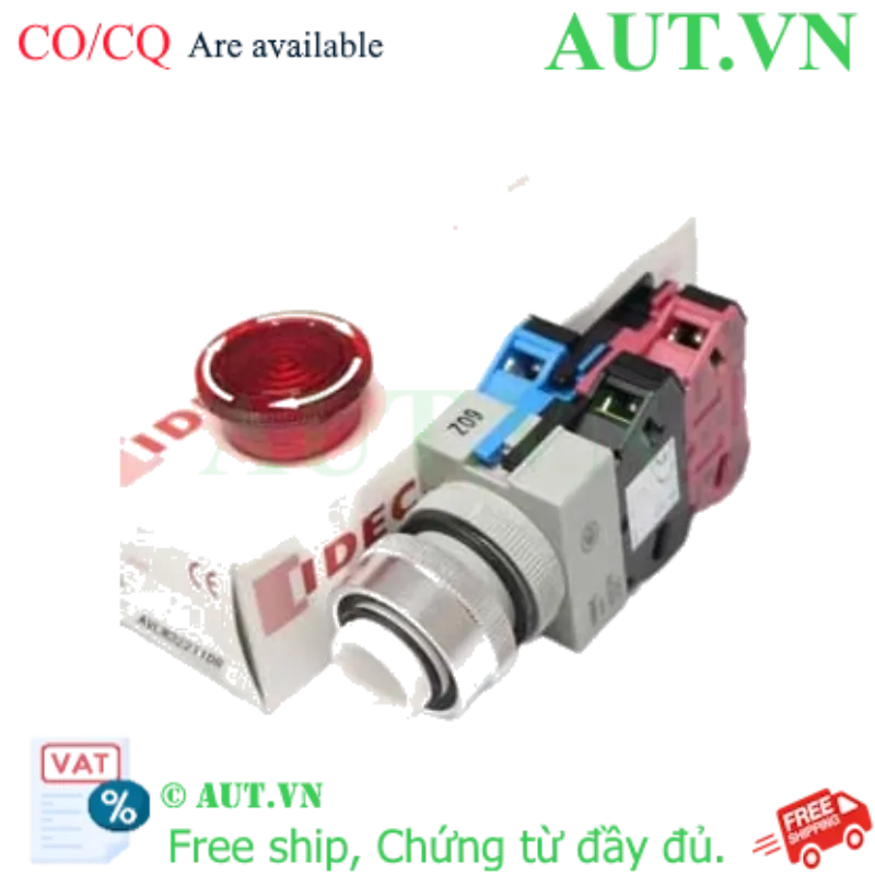 Ảnh của AVLW32211DR công tắc nút ấn IDEC, 24VAC, 24VDC, D22