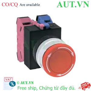 Ảnh của AVW311R Nút ấn IDEC, 24VAC, 24VDC, D16, trắng, mới