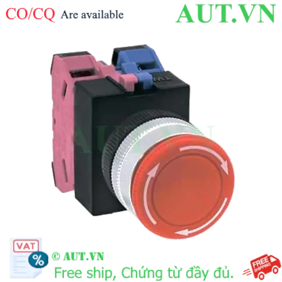 Ảnh của AVW311R Nút ấn IDEC, 24VAC, 24VDC, D16, trắng, mới