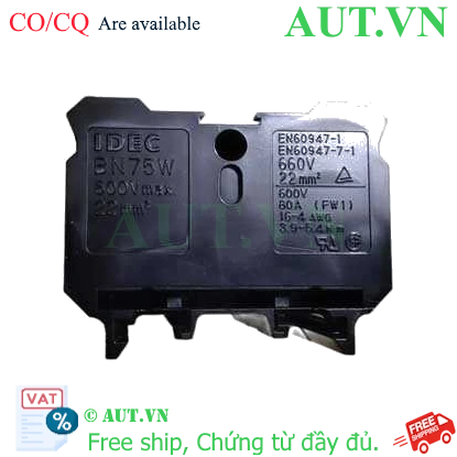 Ảnh của BN75W - IDEC Cầu đấu - 1 mạch điện trên một cực - 94A