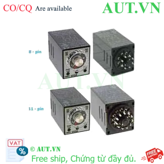Ảnh của Bộ đặt thời gian đa năng IDEC GT3A-2AF20 180h, 8 chân tròn