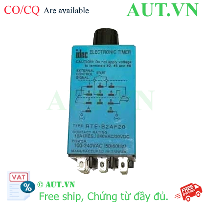Ảnh của Bộ đặt thời gian đa năng IDEC RTE-B2AF20 110-220VAC, 11 chân dẹt