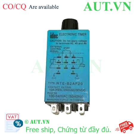 Ảnh của Bộ đặt thời gian đa năng IDEC RTE-B2AF20 110-220VAC, 11 chân dẹt