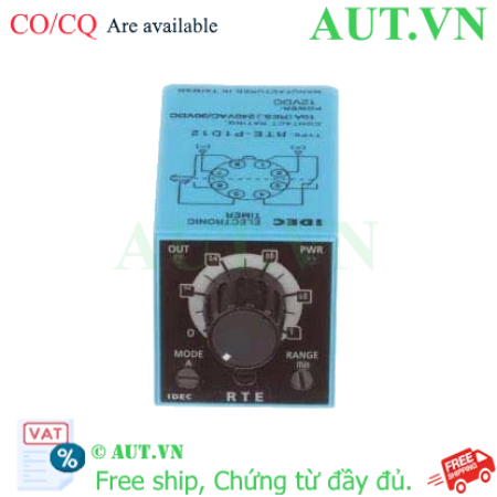 Ảnh của Bộ đặt thời gian đa năng IDEC RTE-P1D12 12VDC, 8 chân tròn