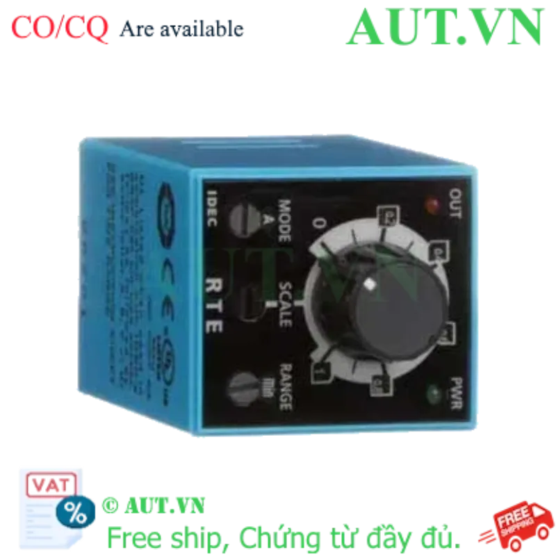Ảnh của Bộ đặt thời gian đa năng IDEC RTE-P2D12 12VDC, 11 chân tròn