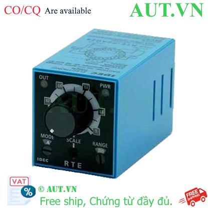Ảnh của Bộ đặt thời gian IDEC chân dẹt RTE-B1AD24 mới