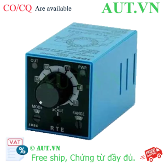 Ảnh của Bộ đặt thời gian IDEC chân dẹt RTE-B1AD24 mới
