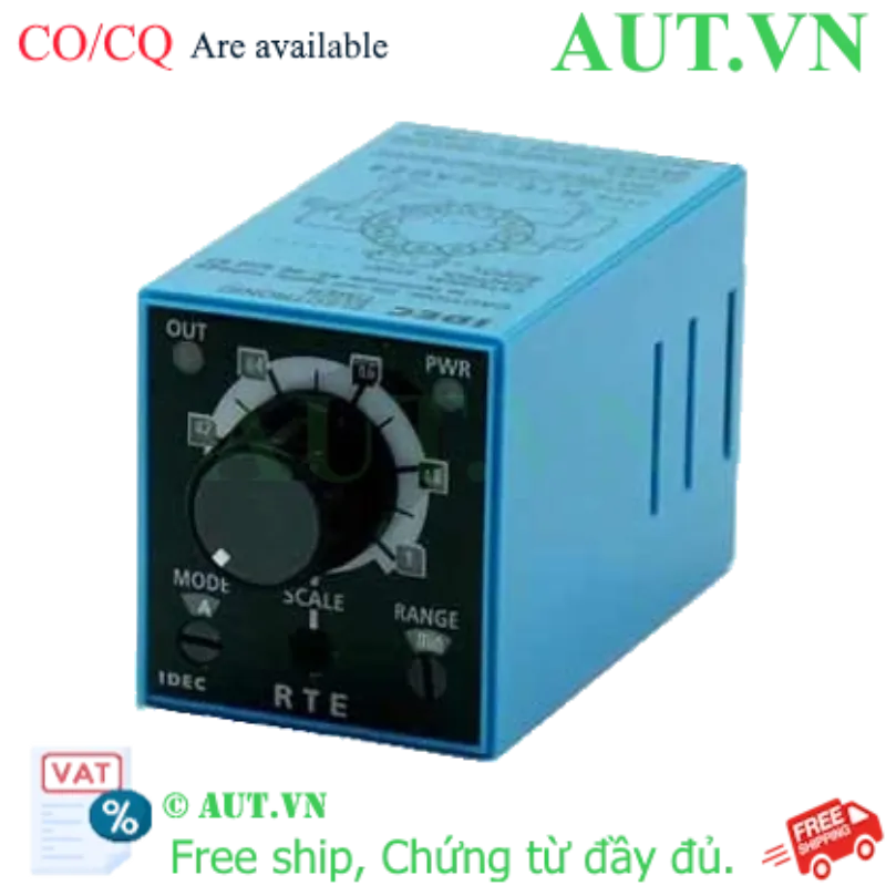 Ảnh của Bộ đặt thời gian IDEC chân dẹt RTE-B1AD24 mới