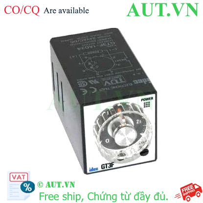 Ảnh của Bộ định thời OFF-delay IDEC GT3F-1AD24 600s, 8 chân tròn