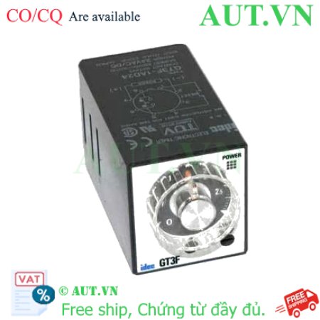Ảnh của Bộ định thời OFF-delay IDEC GT3F-1AD24 600s, 8 chân tròn