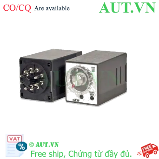 Ảnh của Bộ định thời OFF-delay IDEC GT3F-2AD24 600s, 8 chân tròn