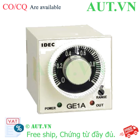 Ảnh của Bộ định thời On-delay IDEC GE1A-B10MAD24 24VAC/DC, 10min, 8 chân tròn