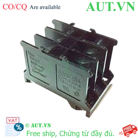Ảnh của Cầu đấu dây 3 cực IDEC BA111T - Chính hãng, 16A 600V