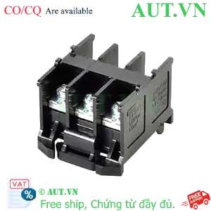 Ảnh của Cầu đấu dây 3 cực IDEC BA311T - 40A 600V, Lắp thanh ray DIN