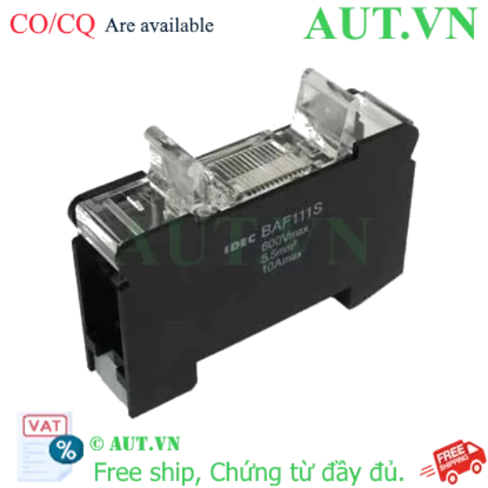 Ảnh của Cầu đấu IDEC BAF111S-5A (10A, 600V) - Thiết bị điện chính hãng AUT VN