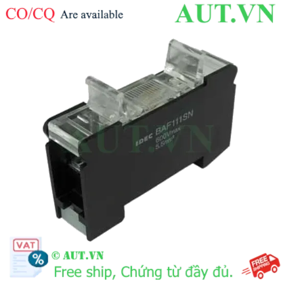 Ảnh của Cầu đấu dây IDEC BAF111SN-1A (10A, 600V, Có cầu chì) | AUT VN