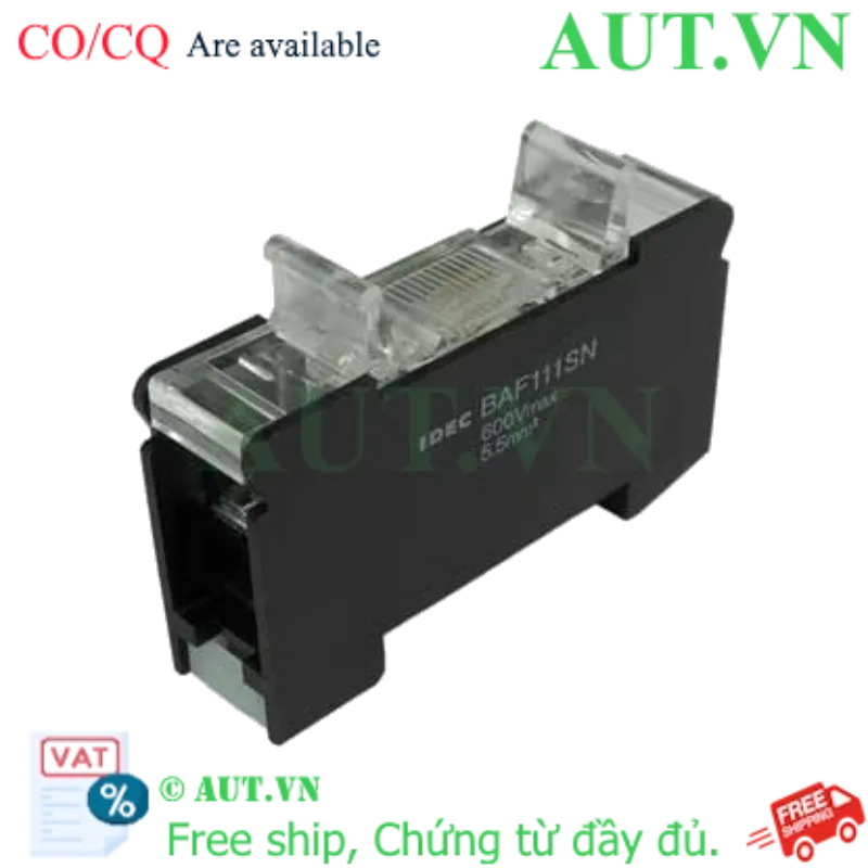 Ảnh của Cầu đấu dây IDEC BAF111SN-1A (10A, 600V, Có cầu chì) | AUT VN